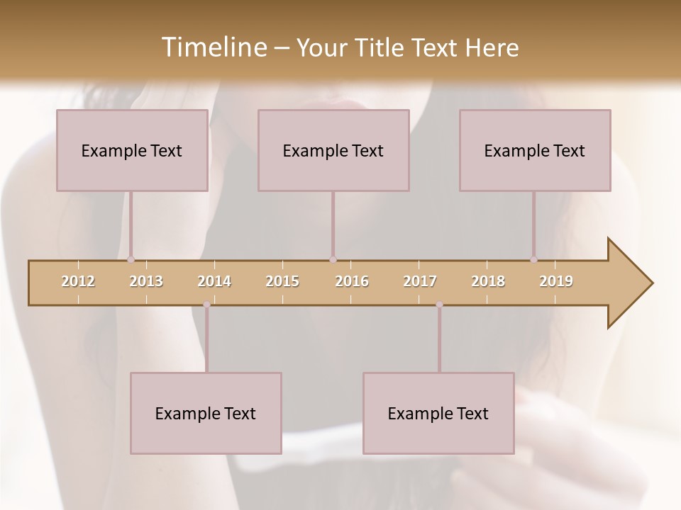 A Woman Sitting On The Floor Looking At Her Cell Phone PowerPoint Template