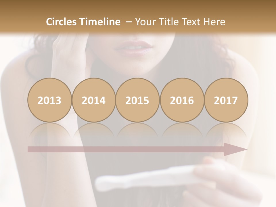 A Woman Sitting On The Floor Looking At Her Cell Phone PowerPoint Template