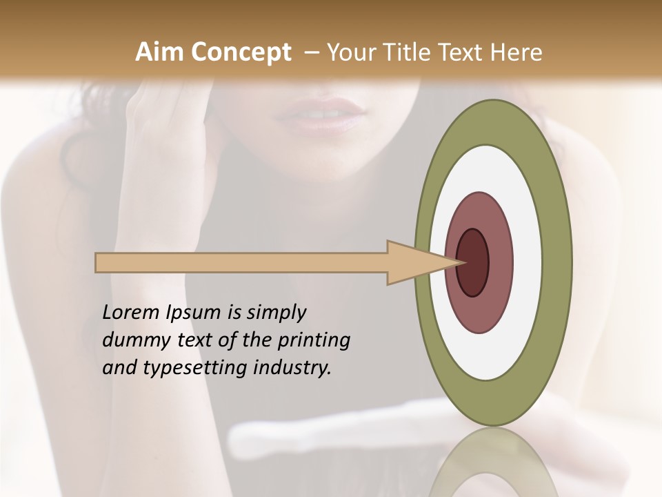 A Woman Sitting On The Floor Looking At Her Cell Phone PowerPoint Template