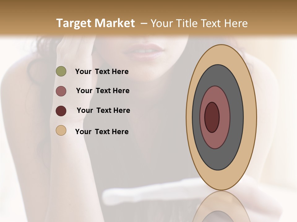 A Woman Sitting On The Floor Looking At Her Cell Phone PowerPoint Template