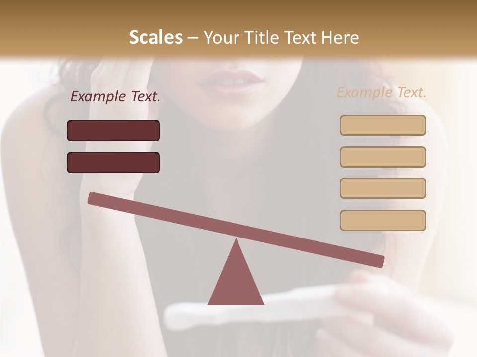 A Woman Sitting On The Floor Looking At Her Cell Phone PowerPoint Template