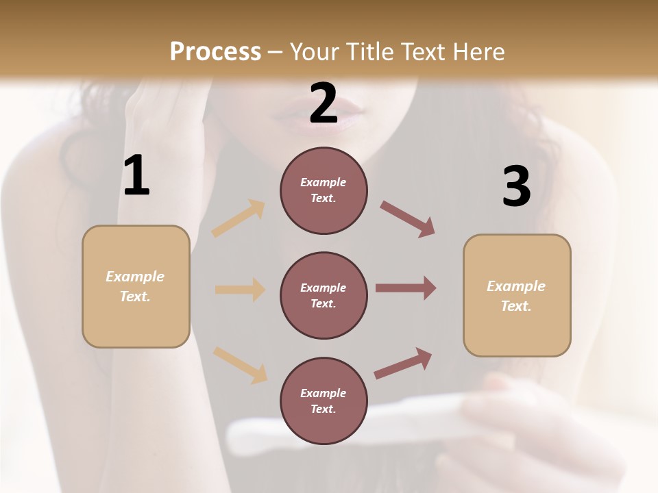 A Woman Sitting On The Floor Looking At Her Cell Phone PowerPoint Template