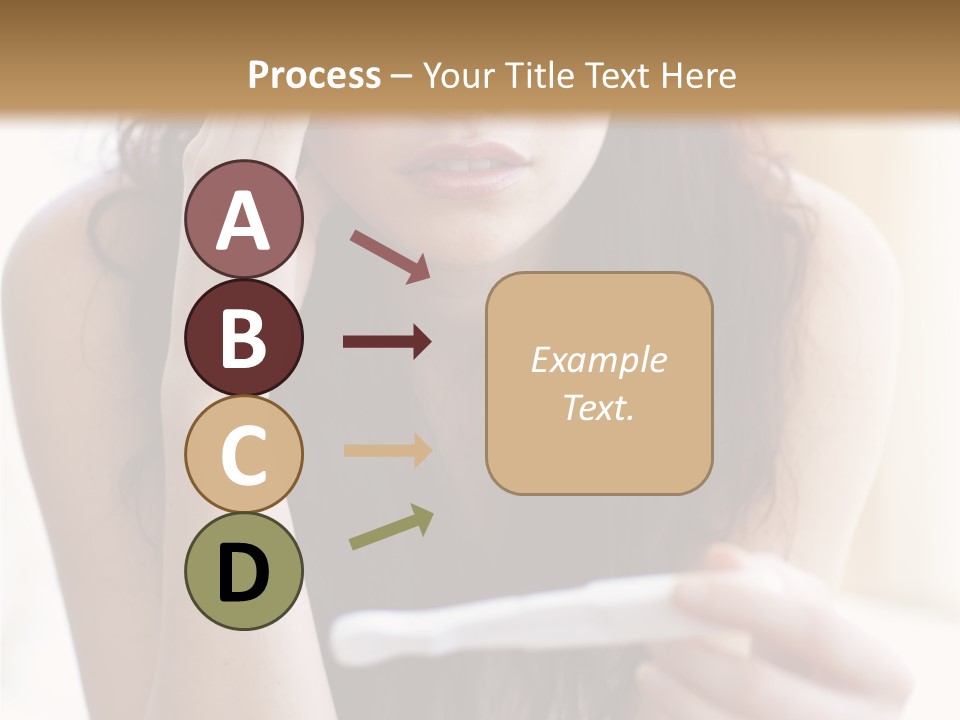 A Woman Sitting On The Floor Looking At Her Cell Phone PowerPoint Template