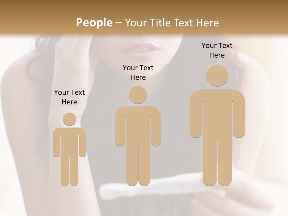 A Woman Sitting On The Floor Looking At Her Cell Phone PowerPoint Template