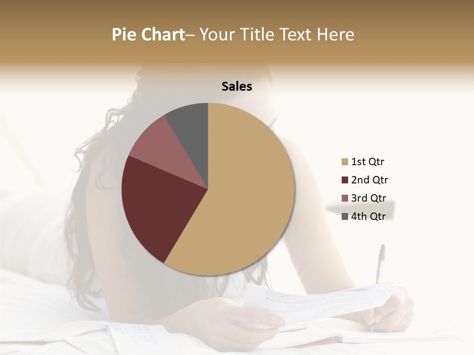 People Bed White PowerPoint Template