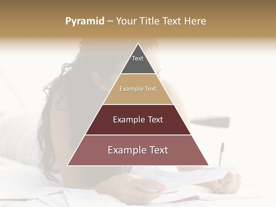 People Bed White PowerPoint Template