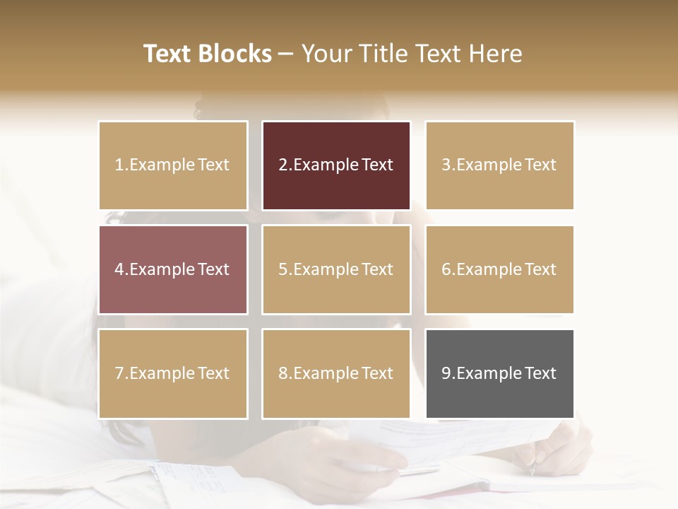 People Bed White PowerPoint Template