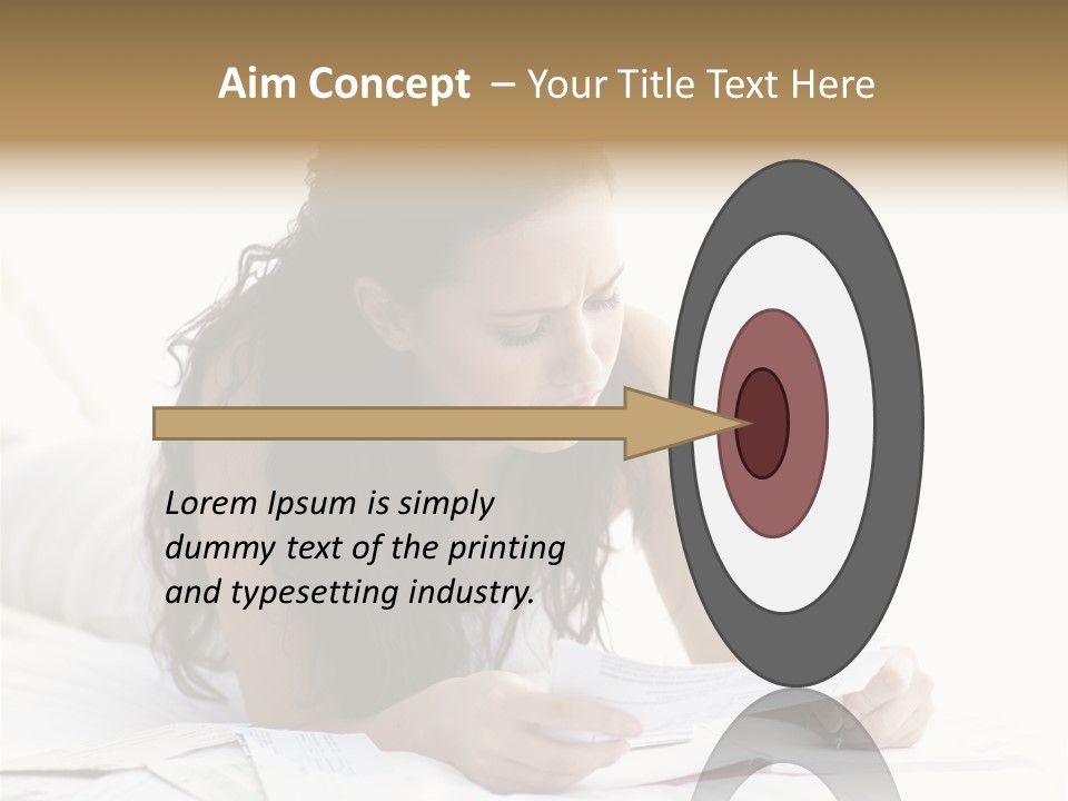 People Bed White PowerPoint Template