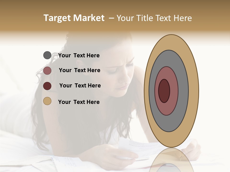 People Bed White PowerPoint Template