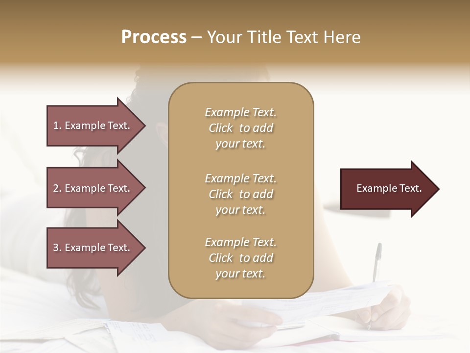 People Bed White PowerPoint Template