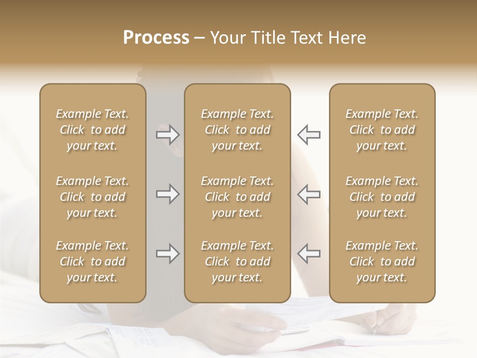 People Bed White PowerPoint Template