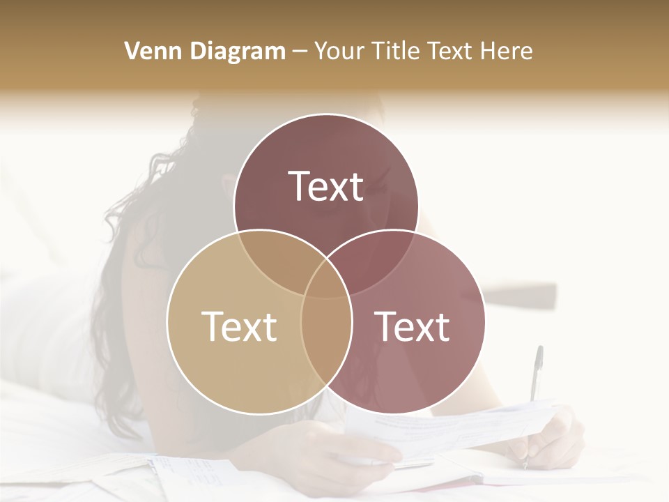 People Bed White PowerPoint Template