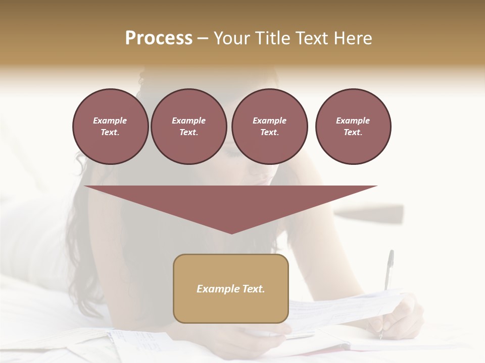 People Bed White PowerPoint Template