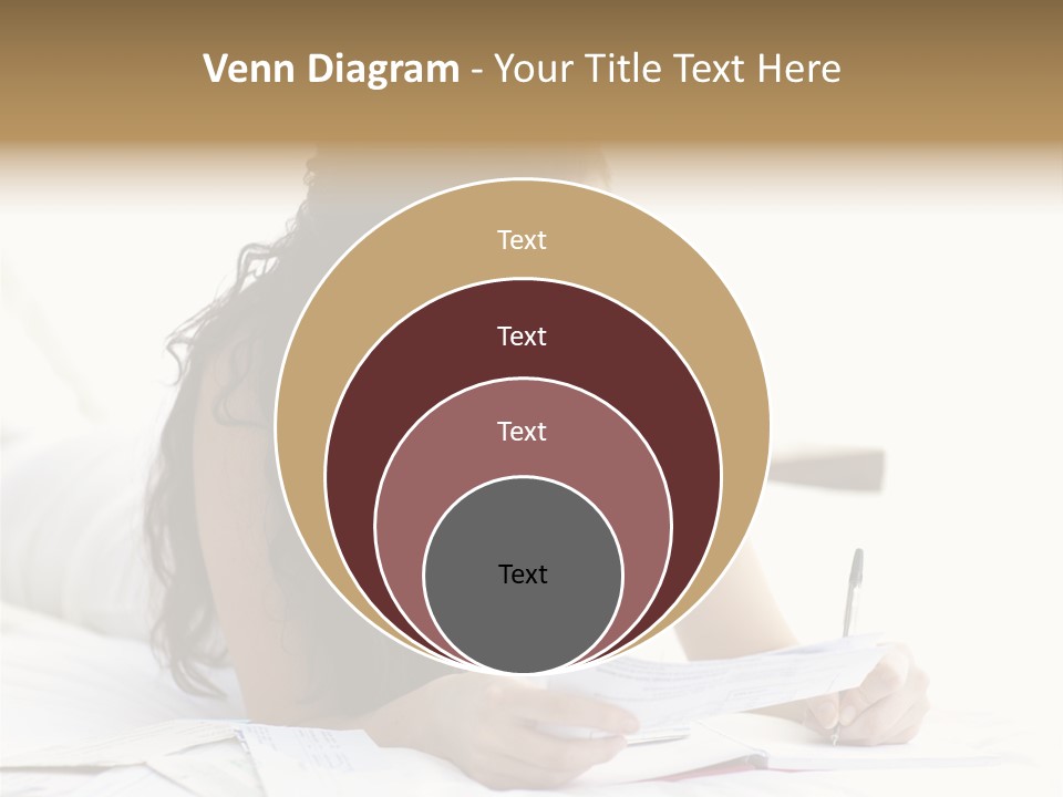 People Bed White PowerPoint Template