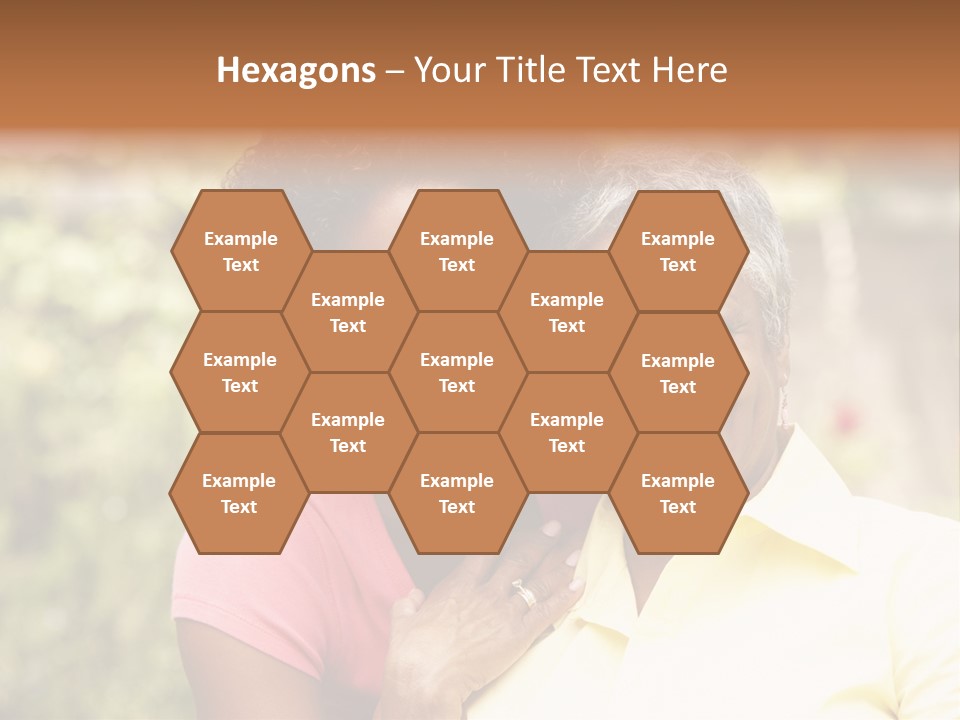 Sitting Women Grown Up PowerPoint Template