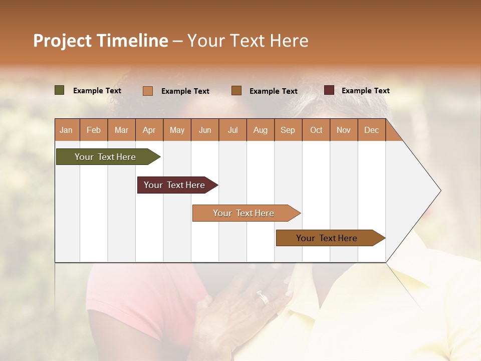 Sitting Women Grown Up PowerPoint Template