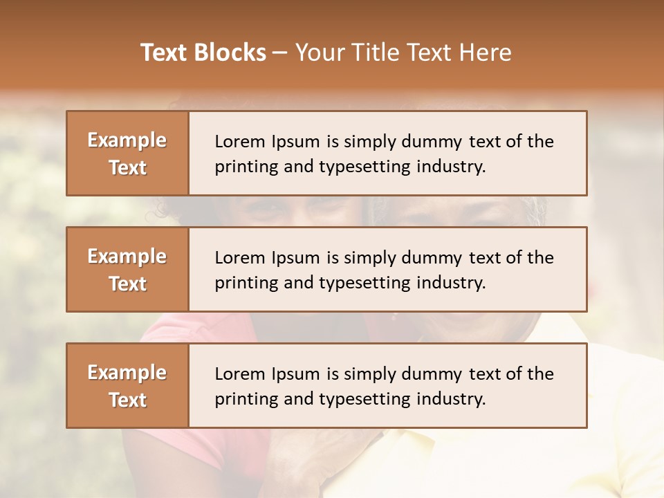 Sitting Women Grown Up PowerPoint Template