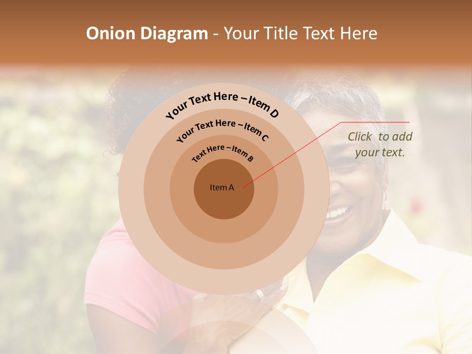 Sitting Women Grown Up PowerPoint Template