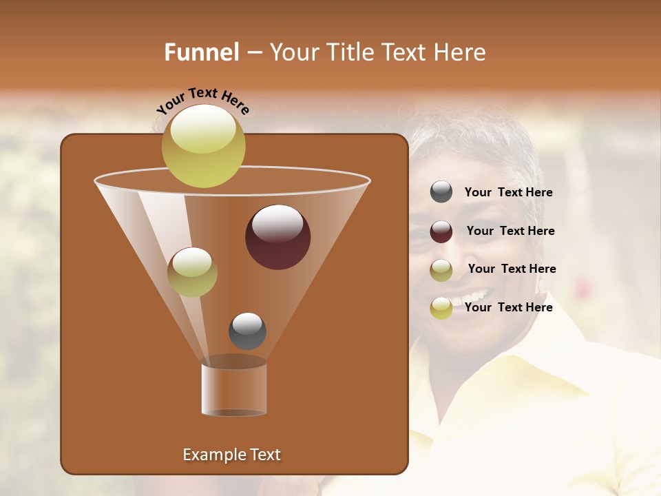 Sitting Women Grown Up PowerPoint Template