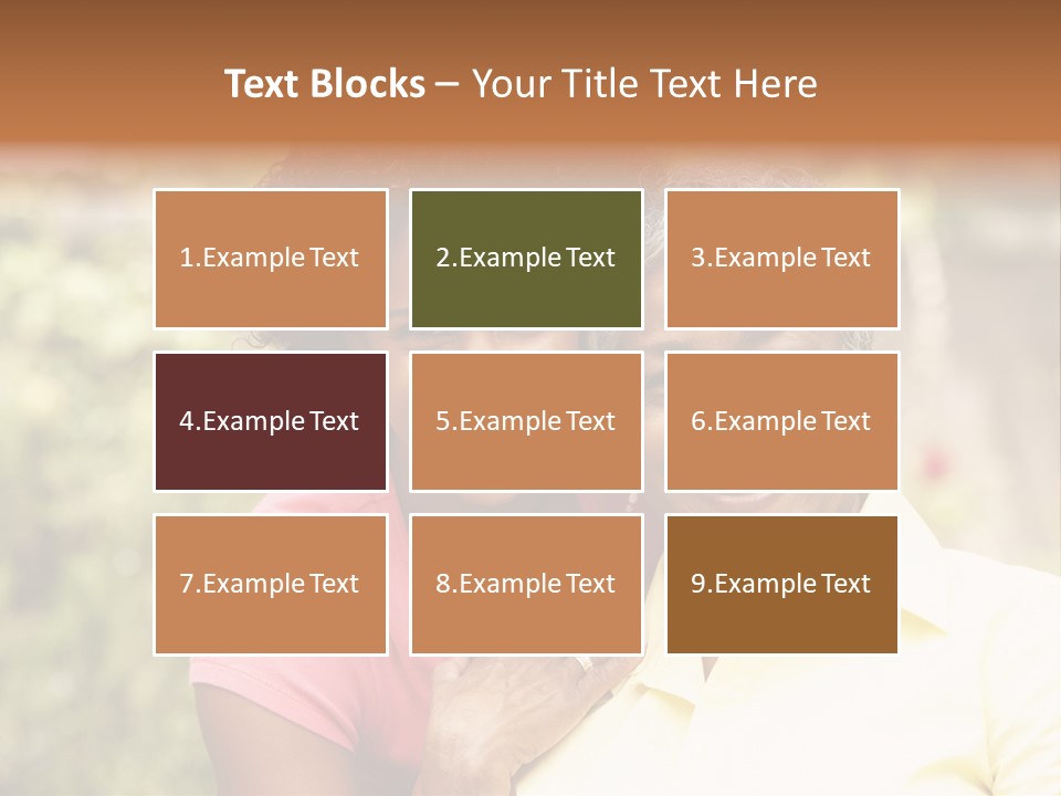 Sitting Women Grown Up PowerPoint Template