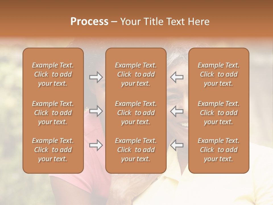 Sitting Women Grown Up PowerPoint Template