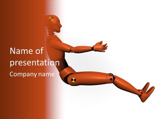 Dummy Test Robot PowerPoint Template