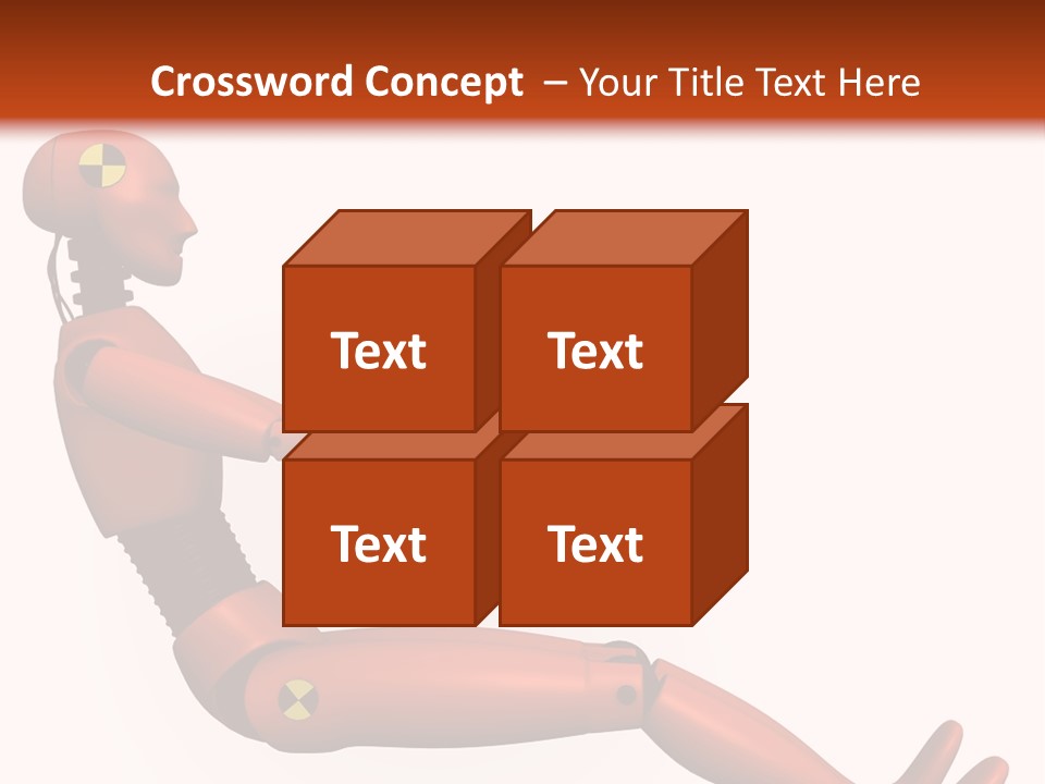Dummy Test Robot PowerPoint Template