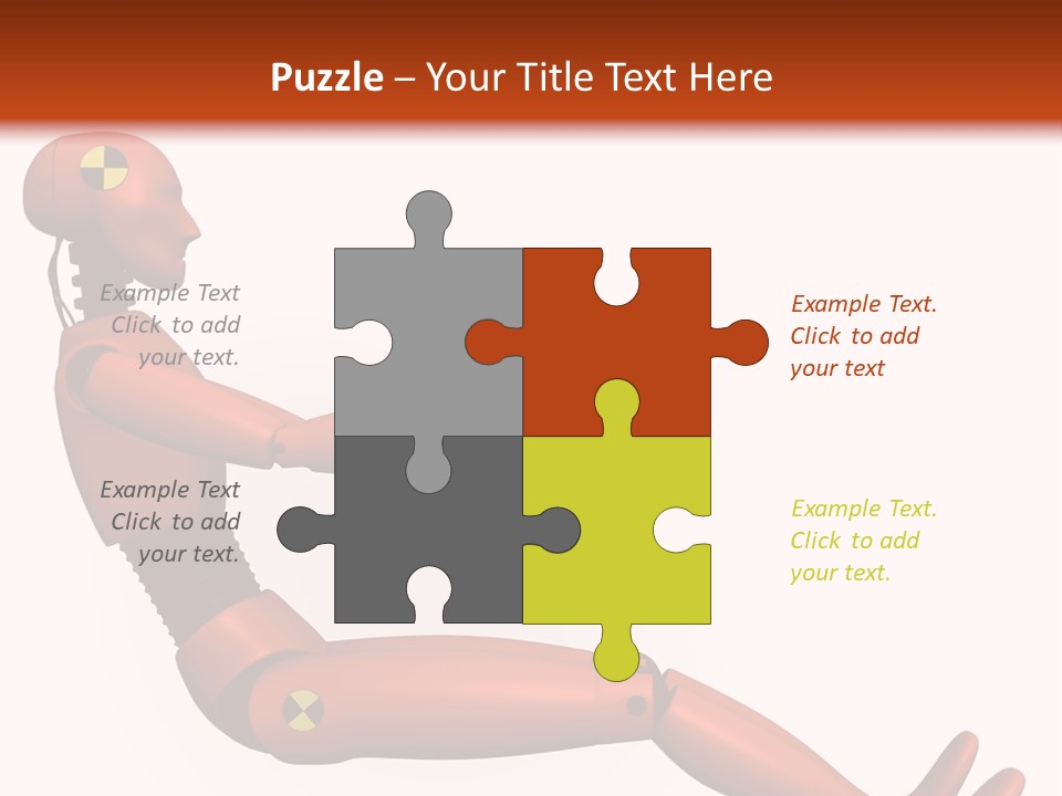Dummy Test Robot PowerPoint Template