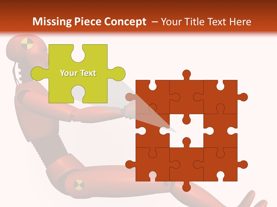 Dummy Test Robot PowerPoint Template