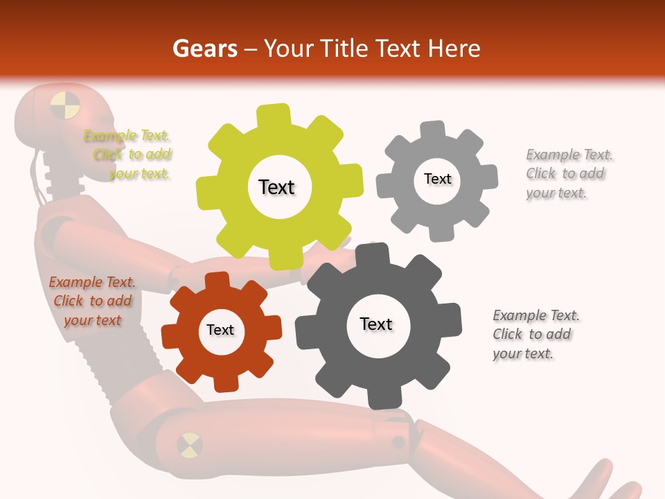 Dummy Test Robot PowerPoint Template