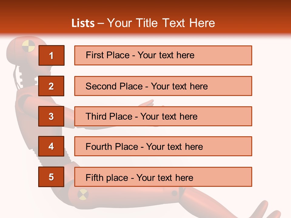 Dummy Test Robot PowerPoint Template