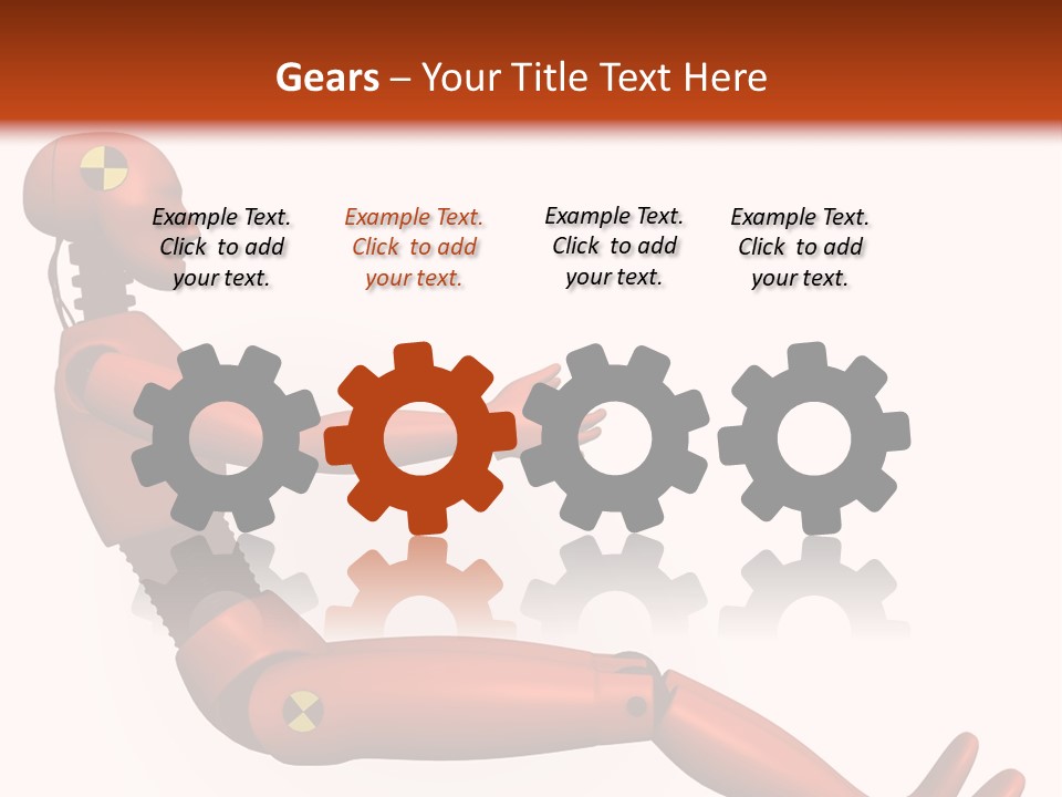 Dummy Test Robot PowerPoint Template