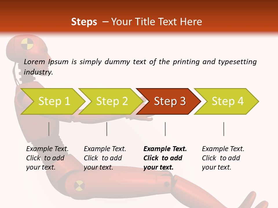 Dummy Test Robot PowerPoint Template