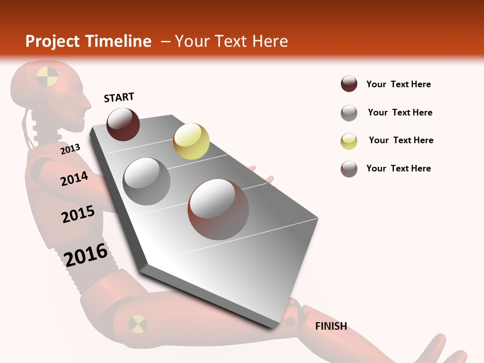 Dummy Test Robot PowerPoint Template