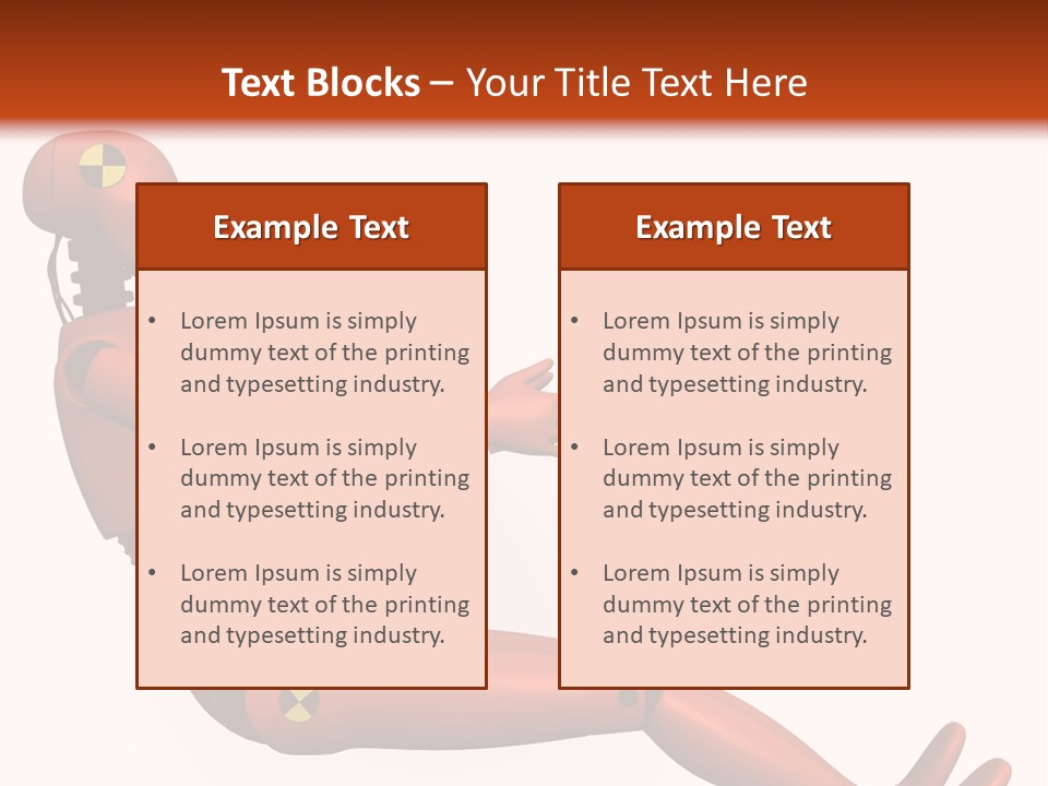 Dummy Test Robot PowerPoint Template