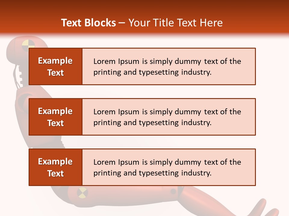 Dummy Test Robot PowerPoint Template