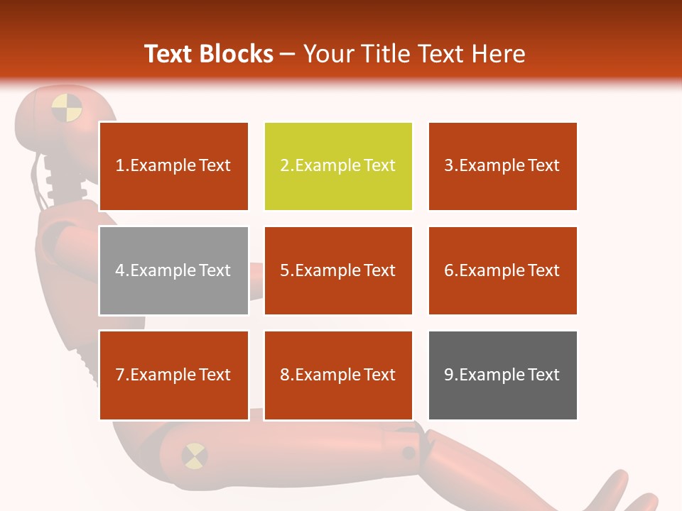Dummy Test Robot PowerPoint Template