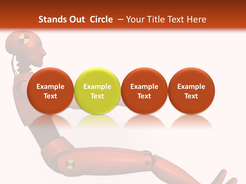 Dummy Test Robot PowerPoint Template