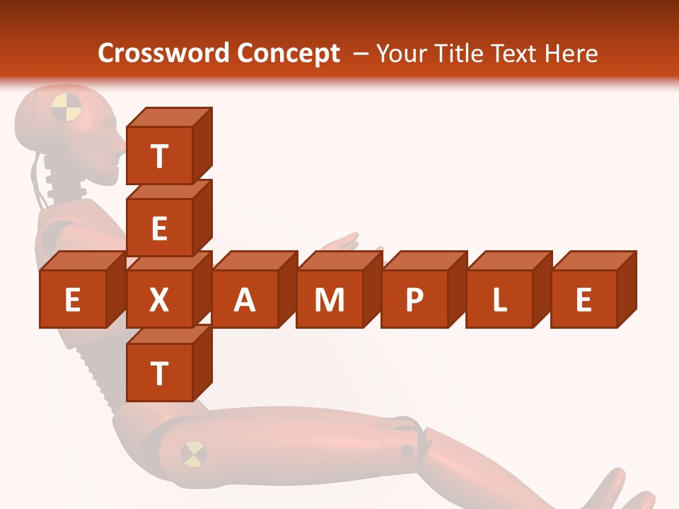 Dummy Test Robot PowerPoint Template