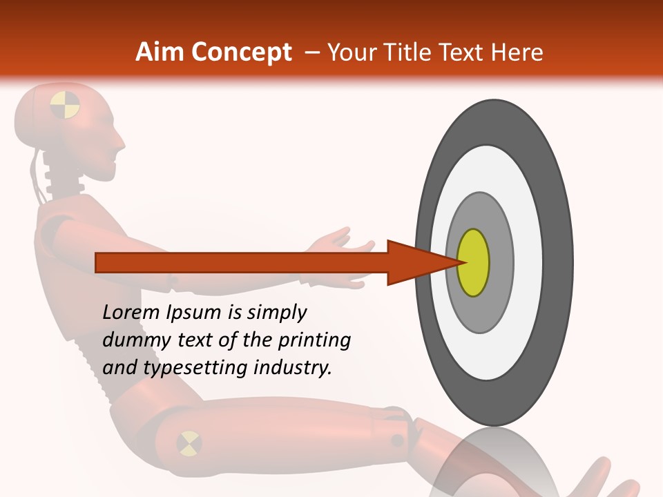 Dummy Test Robot PowerPoint Template