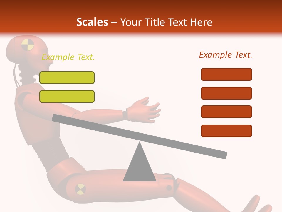 Dummy Test Robot PowerPoint Template