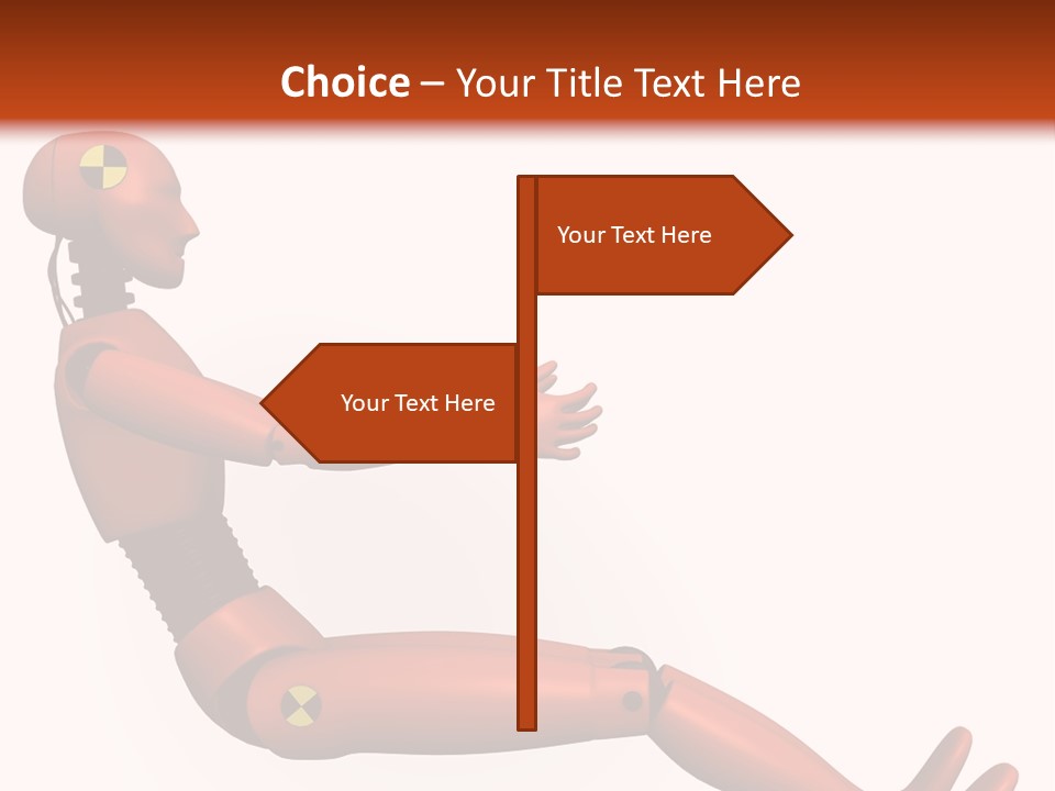 Dummy Test Robot PowerPoint Template