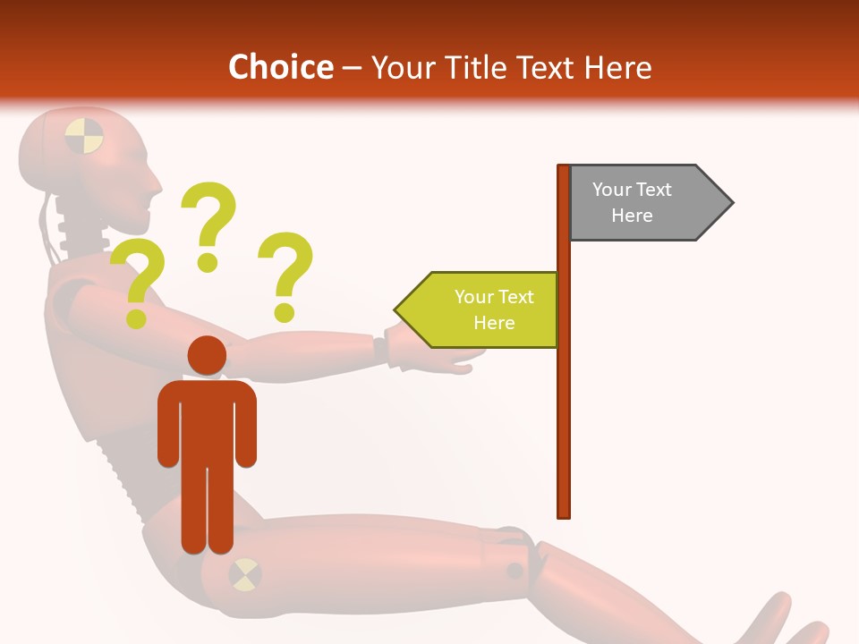 Dummy Test Robot PowerPoint Template