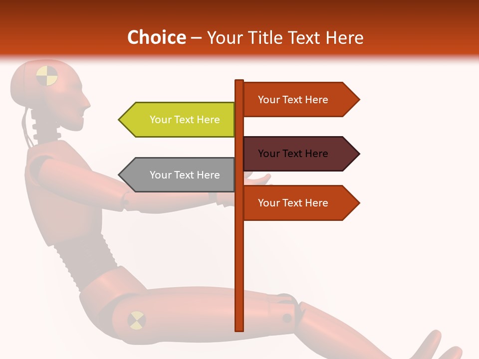 Dummy Test Robot PowerPoint Template