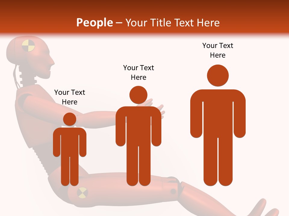Dummy Test Robot PowerPoint Template