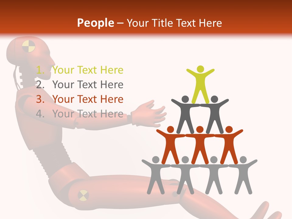 Dummy Test Robot PowerPoint Template