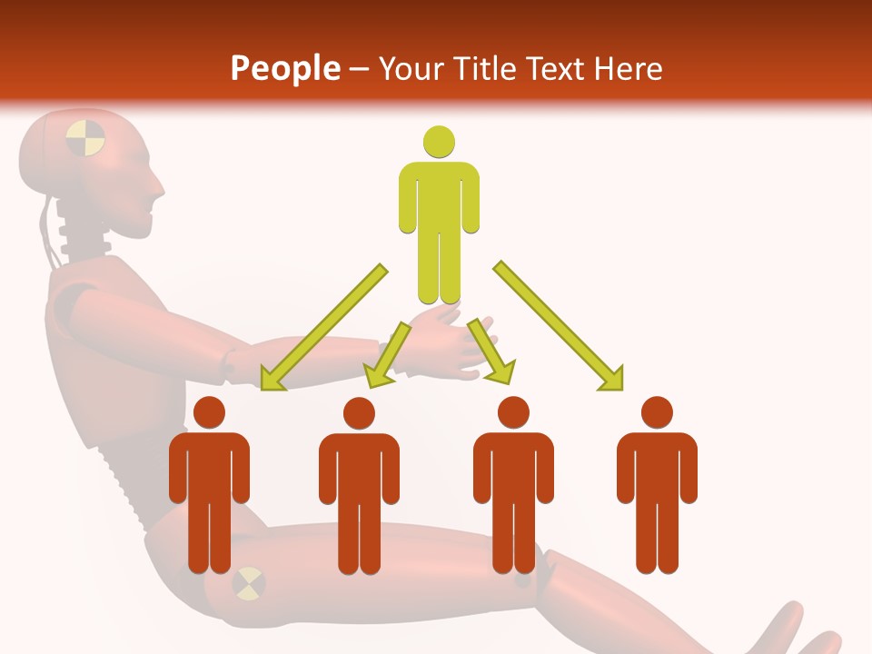 Dummy Test Robot PowerPoint Template