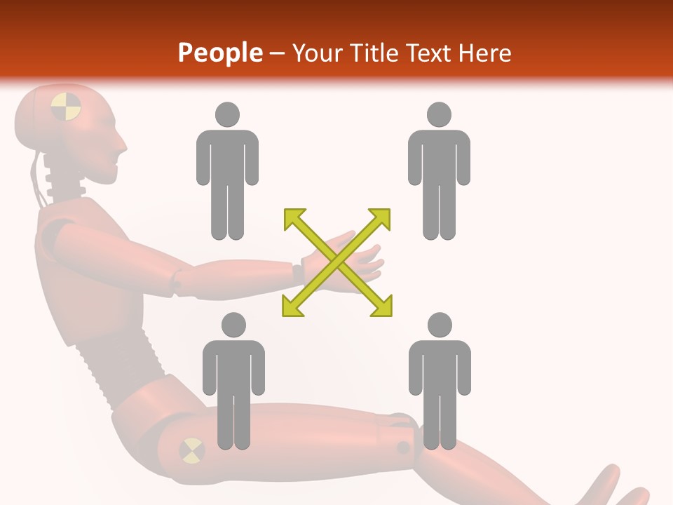 Dummy Test Robot PowerPoint Template