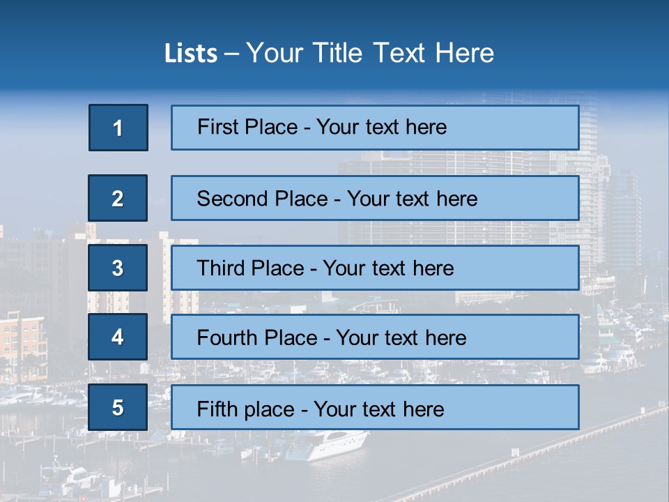 Southeast South Seaport PowerPoint Template