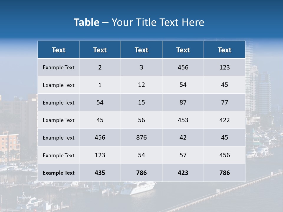 Southeast South Seaport PowerPoint Template